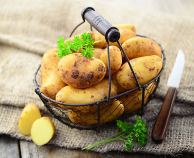 Hausmittel gegen Sodbrennen: Kartoffeln